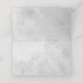 ラベンダーピーチエレガントパープルフローラ水彩 プレイスカード (内部開封)