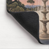 ラベンダーファウンテンズルラビーパーソナライズされた マウスパッド (コーナー)