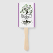 ラベンダーファミリーツリーファミリー懇親会 ハンドファン (裏面)