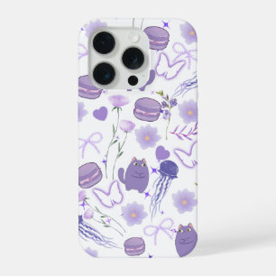 ラベンダーファンタジー フォンケース iPhone 15 PROケース