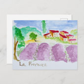 ラベンダーフィールズアブバイデセナンケ |プロヴァンス ポストカード (正面/裏面)