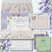 ラベンダーフィールズオブブルーウェスタン結婚式招待状 招待状