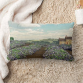 ラベンダーフィールズランバー装飾用クッション ランバークッション (ブランケット)