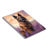 ラベンダーフィールドにベルギーテルブレン ノートブック (右側)