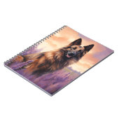 ラベンダーフィールドにベルギーテルブレン ノートブック (左側)