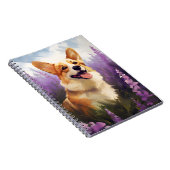 ラベンダーフィールドのコルギ ノートブック (右側)