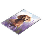 ラベンダーフィールドのダシュント ノートブック (左側)