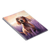 ラベンダーフィールドのダシュント ノートブック (右側)