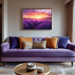 ラベンダーフィールドインプロヴァンス キャンバスプリント