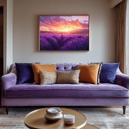 ラベンダーフィールドインプロヴァンス キャンバスプリント