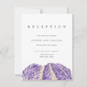 ラベンダーフィールドウエディングレセプションエンクロージャ 招待状 (正面)