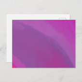 ラベンダーフィールドズ抽象芸術アート ポストカード (正面/裏面)