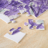 ラベンダーフィールドフランスウォーターカラージグソーパズル ジグソーパズル (側面)