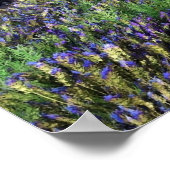 ラベンダーフィールドプリント ポスター (角)