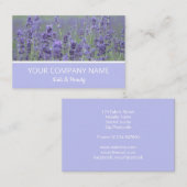 ラベンダーフィールド名刺 名刺 (正面/裏面)