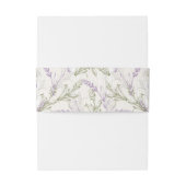 ラベンダーフィールド結婚ズオブブルーウェスタン 招待状ベリーバンド (裏面例)