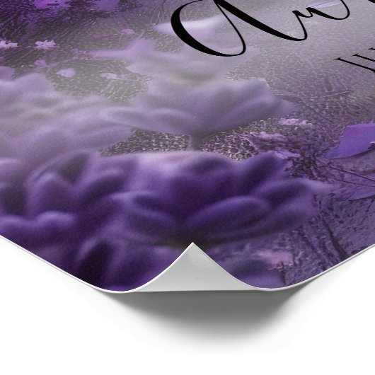 ラベンダーフィールド記念ウェルカムサイン ポスター (角)