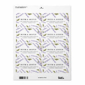 ラベンダーフィールド ラベル (フルシート)