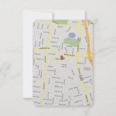 ラベンダーフェアユタリーライツスター結婚ズの囲い 招待状 (裏面)