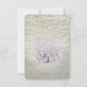 ラベンダーフェアユタリーライトとスター結婚ズ 出欠カード (裏面)