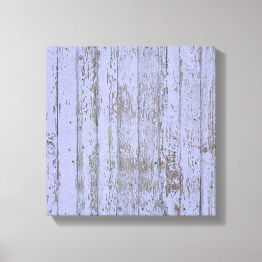 ラベンダーフェイクの木のテクスチャ キャンバスプリント (正面)