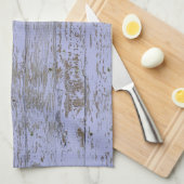 ラベンダーフェイクウッドテクスチャキッチンタオル キッチンタオル (四つ折り)