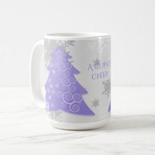 ラベンダーフェスティバルクリスマスツリーコーヒーマグ コーヒーマグカップ