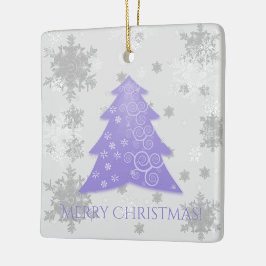 ラベンダーフェスティバルクリスマスツリーセラミックオーナメント セラミックオーナメント (左)