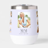 ラベンダーフォトコラージュモノグラム名 (正面)