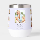 ラベンダーフォトコラージュモノグラム名 (背面)