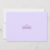 ラベンダーフォトフローラパープルキンセアニェラ 招待状 (裏面)