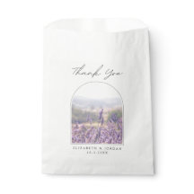 ラベンダーフォト結婚式の引き出物ありがとう