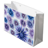 ラベンダーフラワルギフトバッグ ラージペーパーバッグ (正面アングル)