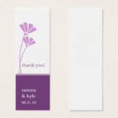 ラベンダーフラワーギフトラベル (正面&裏面)