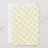 ラベンダーフラワースプリグイエローファースト聖餐式 招待状 (裏面)