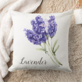 ラベンダーフラワーズウォーター色 クッション (ブランケット)