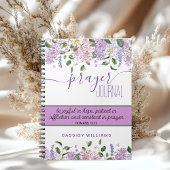 ラベンダーフラワーズ祈りの言葉ジャーナル手帳 ノートブック