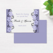 ラベンダーフラワーズ結婚式の引き出物ギフトラベルありがとう (デスク)