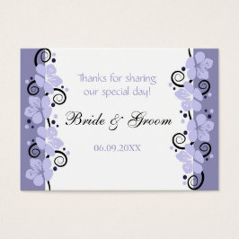 ラベンダーフラワーズ結婚式の引き出物ギフトラベルありがとう