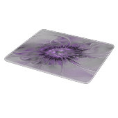 ラベンダーフラワードリームモダン抽象芸術フラクタル カッティングボード (角)