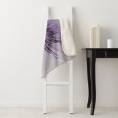 ラベンダーフラワードリームモダン抽象芸術フラクタル シェルパブランケット (インサイチュ)