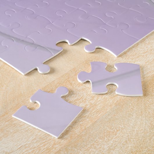 ラベンダーフラワードリームモダン抽象芸術フラクタル ジグソーパズル (側面)