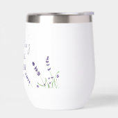 ラベンダーフラワーパープルウォーターブライダルシャワー (左面)