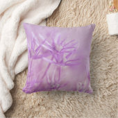 ラベンダーフラワーパープル クッション (ブランケット)