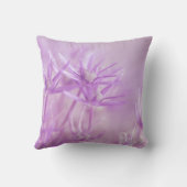 ラベンダーフラワーパープル クッション (裏面)