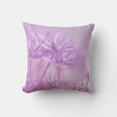 ラベンダーフラワーパープル クッション (正面)