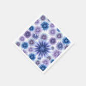 ラベンダーフラワーペーパーナプキン スタンダードカクテルナプキン (角)