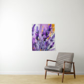 ラベンダーフラワー抽象芸術フローラ タペストリー (インサイチュ)