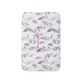 ラベンダーフラワー芽サンダー_コーブ バスマット (正面縦)