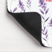 ラベンダーフラワー芽サンダー_コーブ マウスパッド (コーナー)